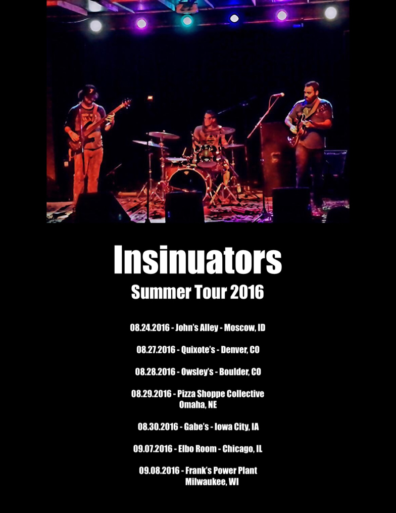 Insinuators Summer Tour 2016